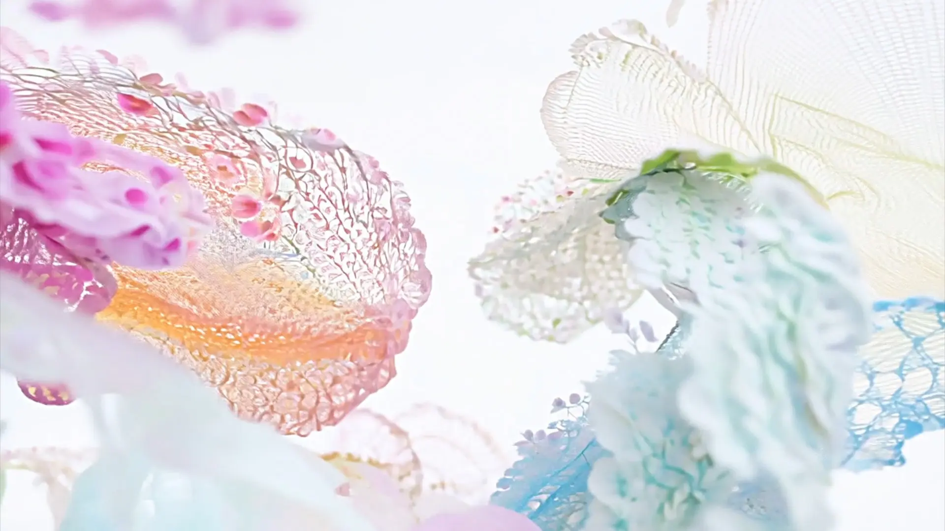 Dynamic Floral Title Animation Background for Festive and Wedding Edits